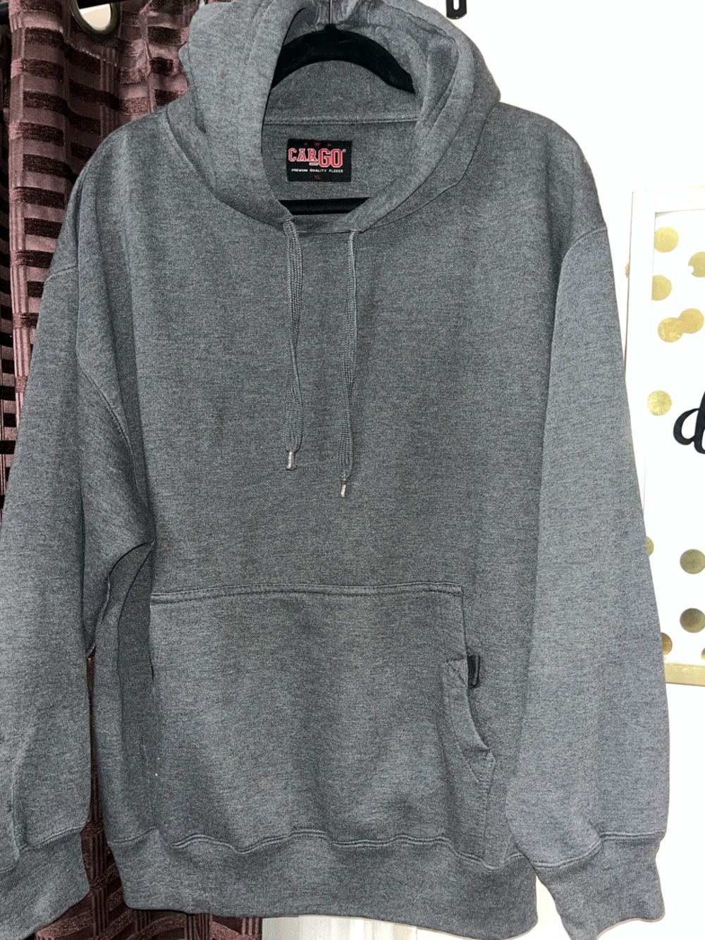 Cargo Men’s Dark Gray Pullover Hoodie — Size XL
